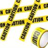 Premium Yellow Hazard Tape Bright Yellow Barricade Line Caution Isolation Line  Horror Party