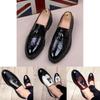 Elegant Men Brogue Tassels Casual Platform Formal Pumps Pointy Toe Shoes Slip On Loafers