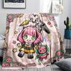Anya Forger Flannel Blanket Comfortable Print Cozy Warm for Bed Chair Picnic Travel Bedroom Sofa.-TING