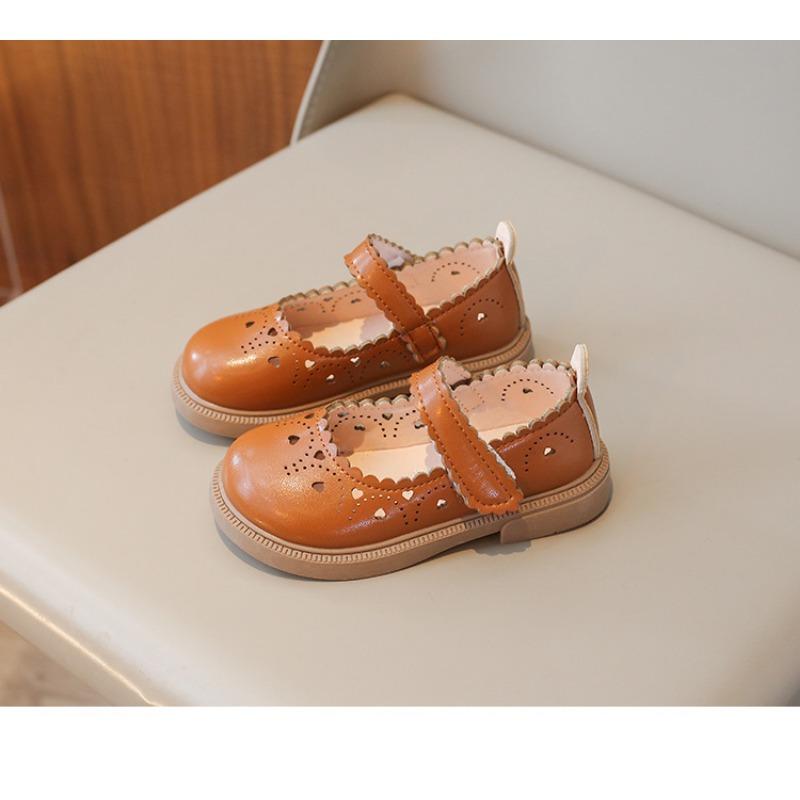 Kids Girls Princess Style Casual Leather Low Top Spring Autumn Shoes