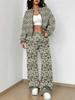 Camouflage Style Autumn And Winter New European And American Women'S Clothing Outdoor Fashion Suit Women