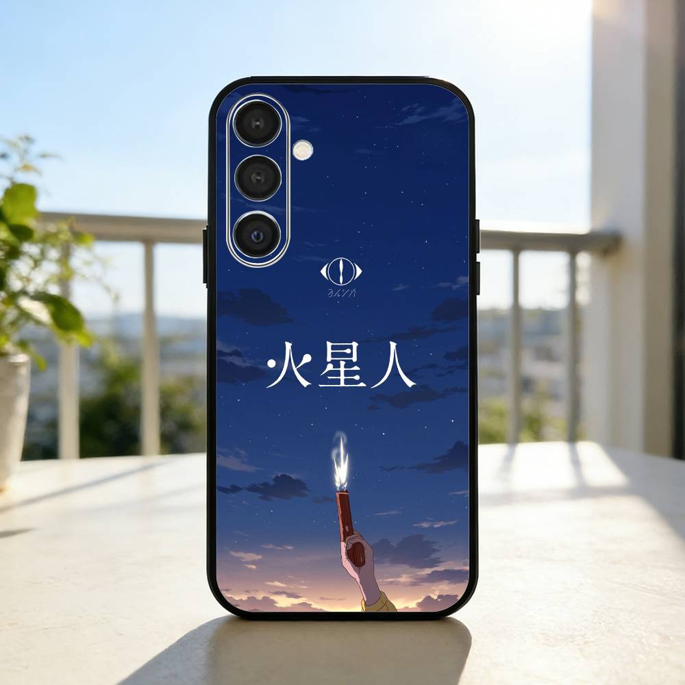M-MUSIC Yorushika-a S-sart-t Phone Case For Samsung  A73,72,71,A52,51,40,41,A22,A32,31,A13, Soft Black Shell