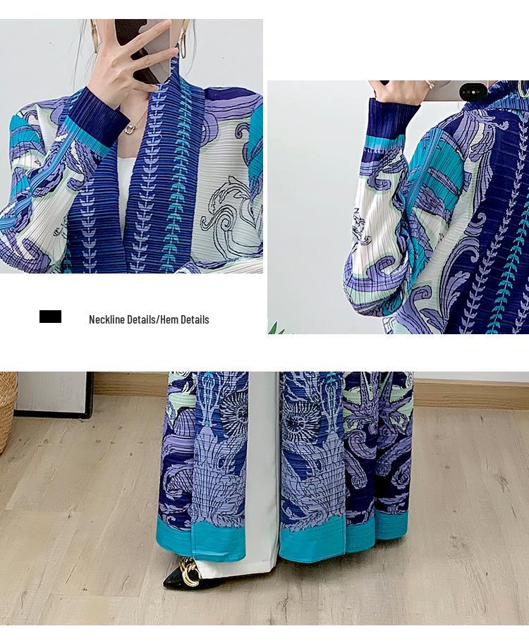 2024 Elegant Middle Eastern Muslim Cardigan Dress with Belt: Trendy Long Robe