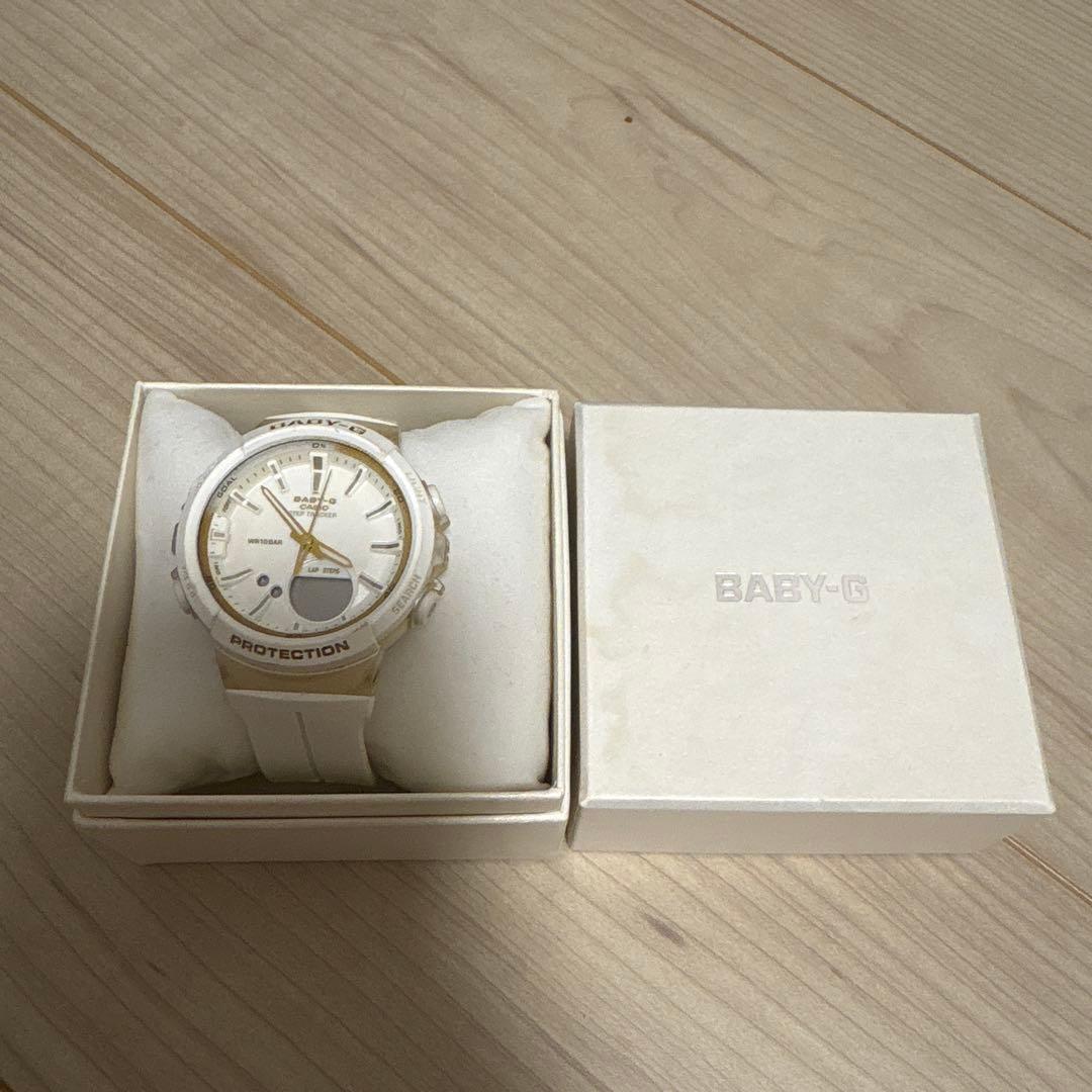 Used [No battery] BABY-G digital watch white