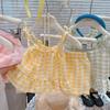 Thin Girls Kids Sling Shorts Set Bow Waistcoat Skirts Fashion Vest Skirt  Summer