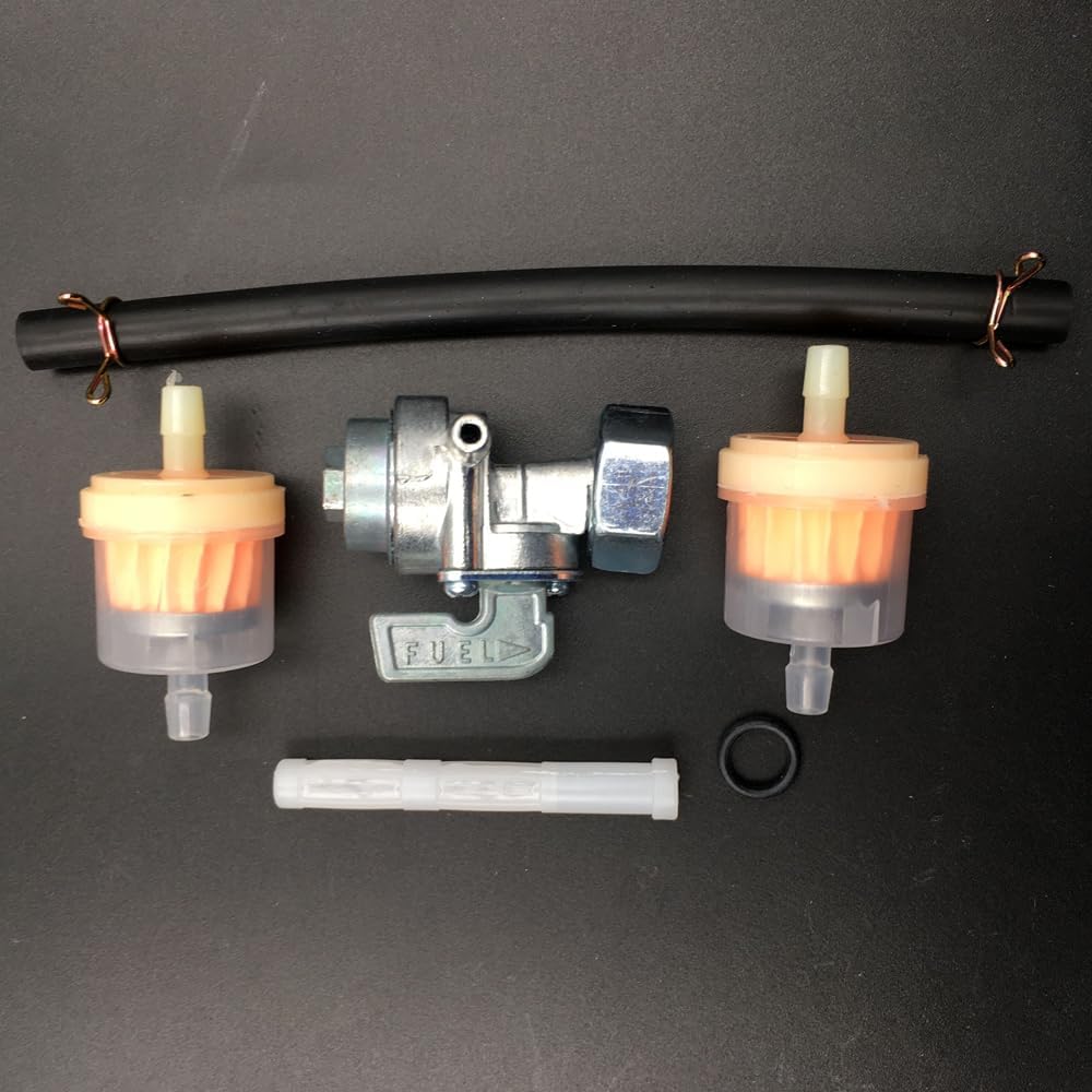 Fuel Shutoff Valve Petcock Compatible with Generac GP5000 GP5500 GP6000E GP6500 GP6500E with Fuel Filter