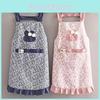 Cute Rabbit Apron Polyester No Sleeve Apron For Cooking Kitchen Use Special Characters Included