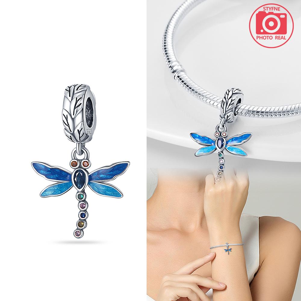 Gradient Dragonfly Pendant Copper Colors For Charms Copper Colors Original Bracelet For Jewelry Making