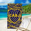 Boca Football Club Bedrucktes Strandtuch, Superweiche Mikrofaser, Perfektes Geschenk Geburtstag, für Pool, Strand, Reisen, für Familie und Freunde