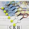Dekoration Tennis Schlüsselanhänger Personalisierter Tennis Anhänger Geschenk Schläger Schlüsselanhänger