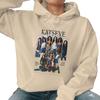Bărbați Femei Katseye The Wildworld Tour 2026 Y2K Hanorac cu Glugă Unisex Mânecă Lungă Pulover Casual Îmbrăcăminte pentru Fani Hanorace Katseye