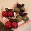Korean Style Fruit Cherry Hair Claw Clips Women Colorful Cute Elegant Summer Hairpins Fashion Headwear Hair Accessories Female