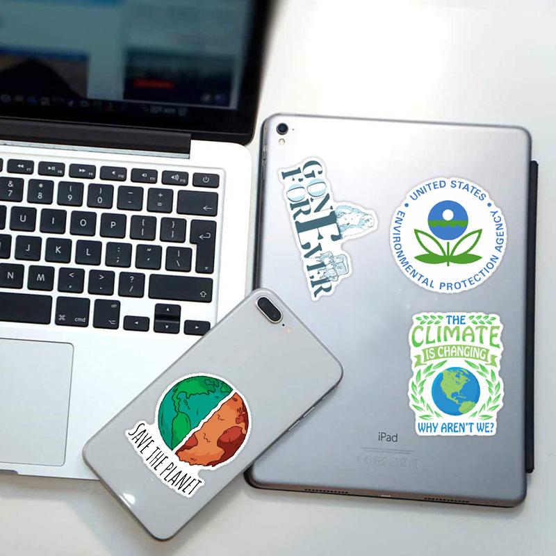 10 30 50Pcs Protect The Earth Stickers For Suitcase Skateboard Laptop Luggage Fridge Phone Car Styling Diy Decal Pegatinas
