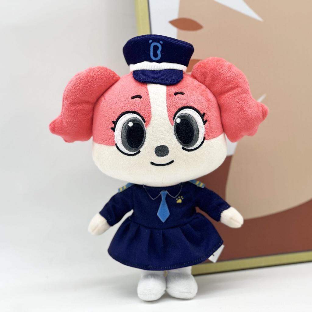 Plush Sheriff Labrador Toy Childern Doll Gift Home Decoration Presents Kids