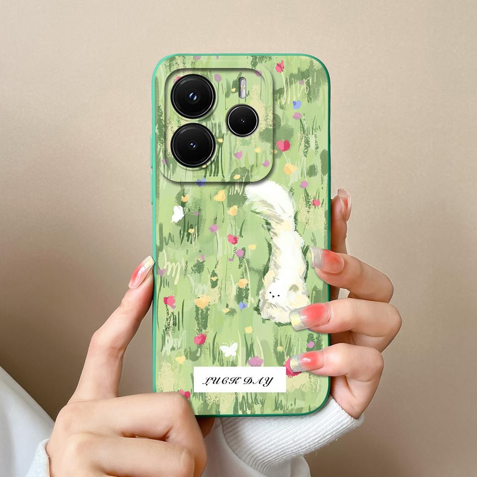 For Redmi Note 14 Pro Plus Case Cartoon High Quality Phone Cover For Xiaomi Redmi Note14 Pro+ Soft Liquid Silicone Back Covers