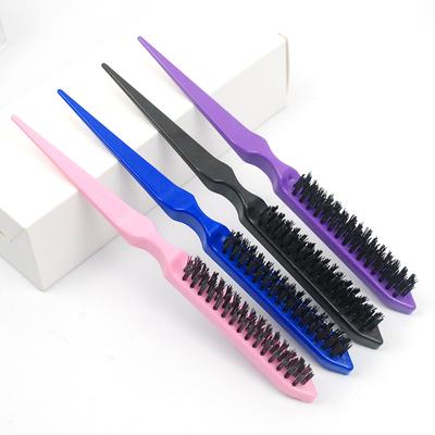 1 Pcs Professionelle Haarbürsten Kamm Necken Zurück Kämmen Haarbürste Slim Line Styling Werkzeuge 4 Farben Großhandel