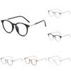Hanbok Style Retro Transparent Eyewear Frame With Blue Light Protection For Daily Use