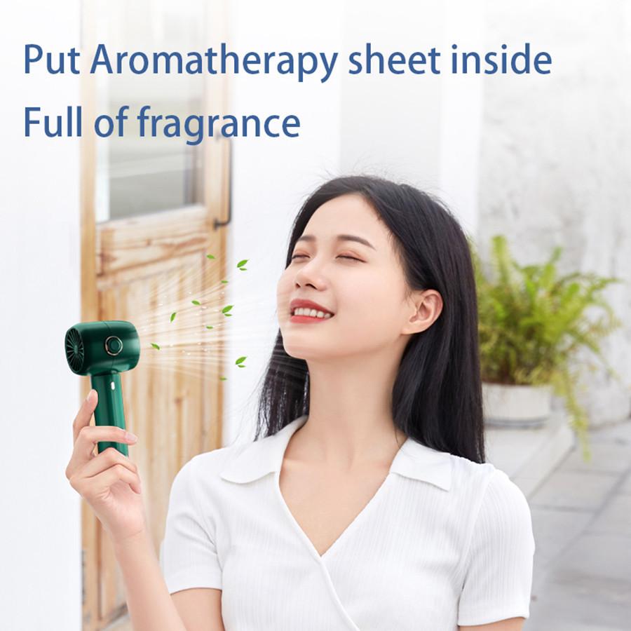 4,5W přenosný ventilátorový chladič Dobíjecí ruční mini ventilátor klimatizace Malý ventilátorový chladič vzduchu s LED displejem