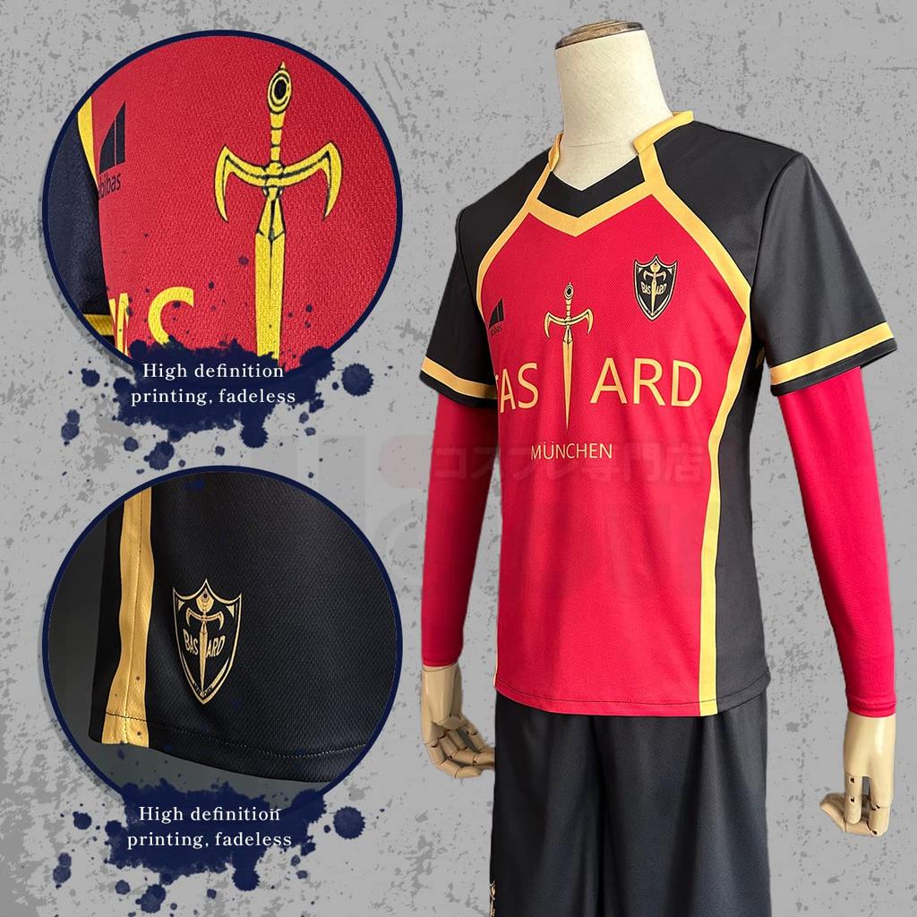Bullroc Bastard München Alexis Ness 8 Ness Rød Sportsklær Cosplay Kostyme Arrangement Anime Halloween Kostyme Ytelsesklær Feriegave XL Størrelse