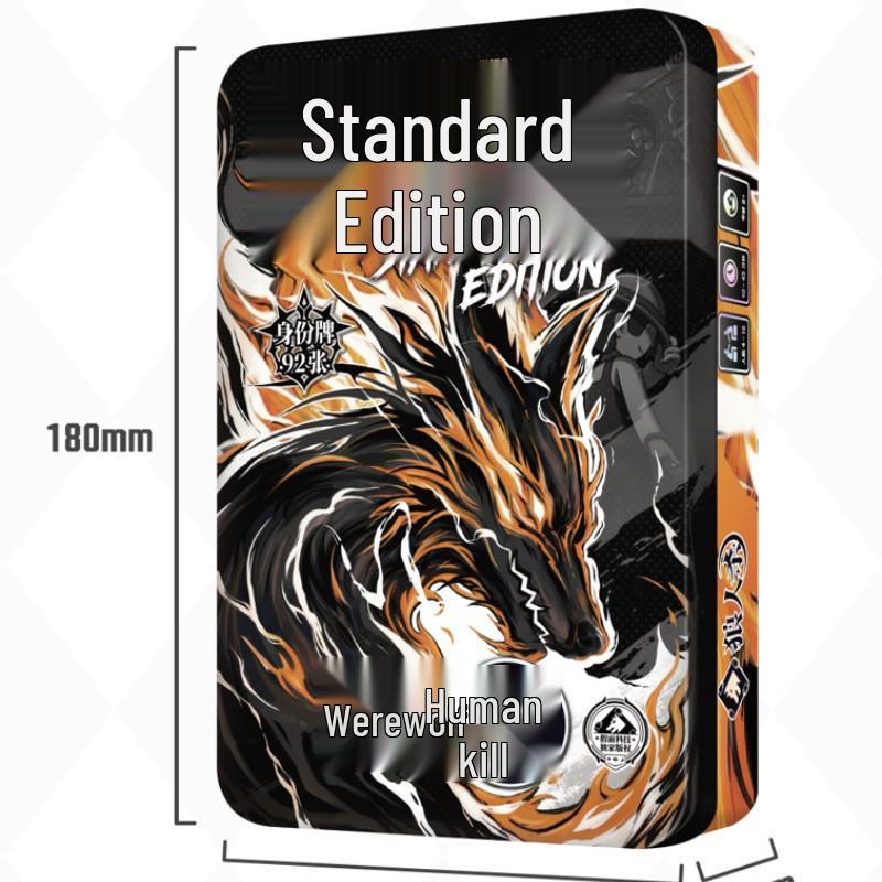 Werewolf Standard Edition Card Game, 4-16 Players, Includes Iron Box, Genuine Role-Playing Party Game