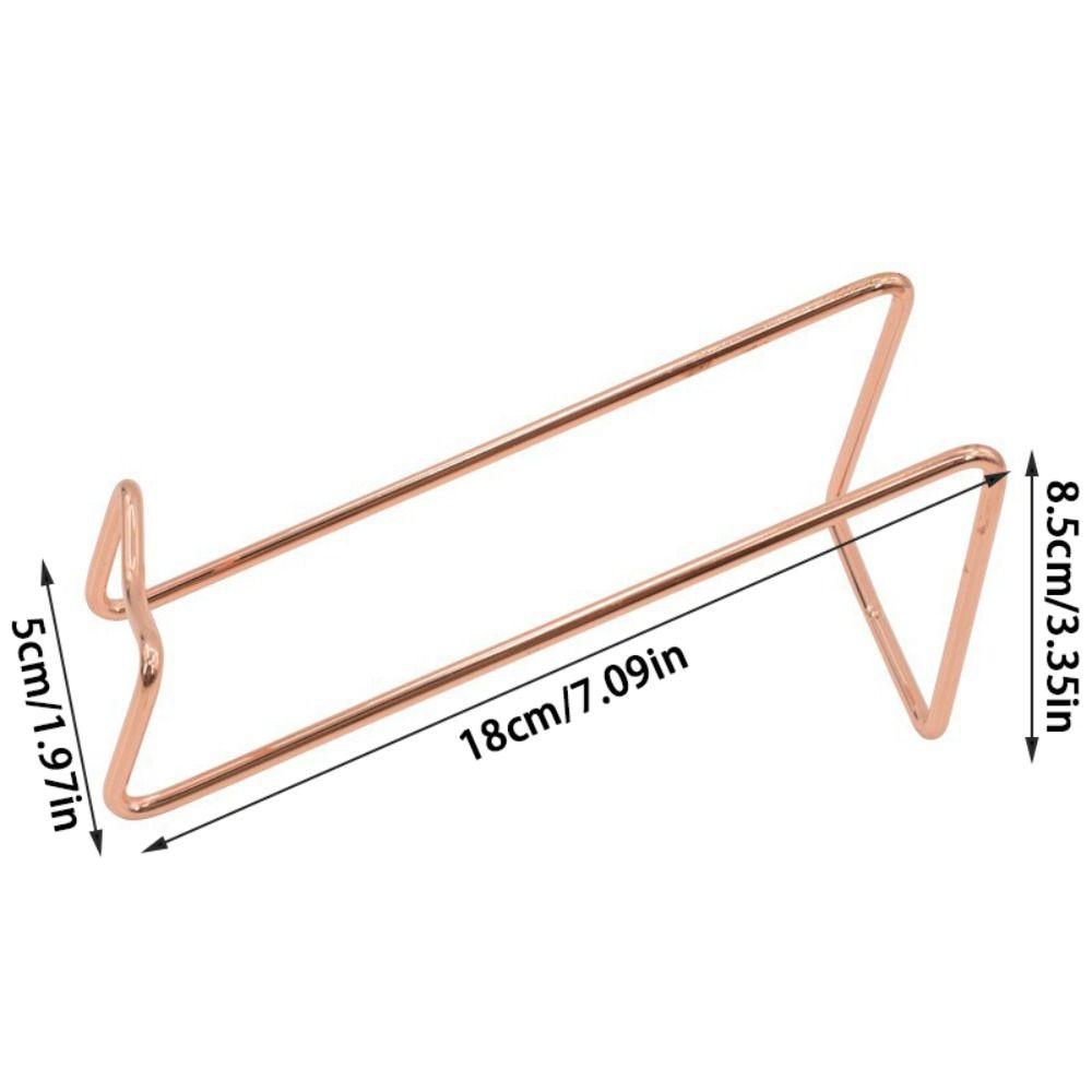 Fashion Simple Wine Rack Curved Metal Beer Holder Red Wine Display Stand Household Bar Counter Decoration