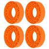 4Pcs Silicone Tire Insert Fit for SCX10 III 106x42mm Vibrant Color 1.9in Tire Foam Set Red