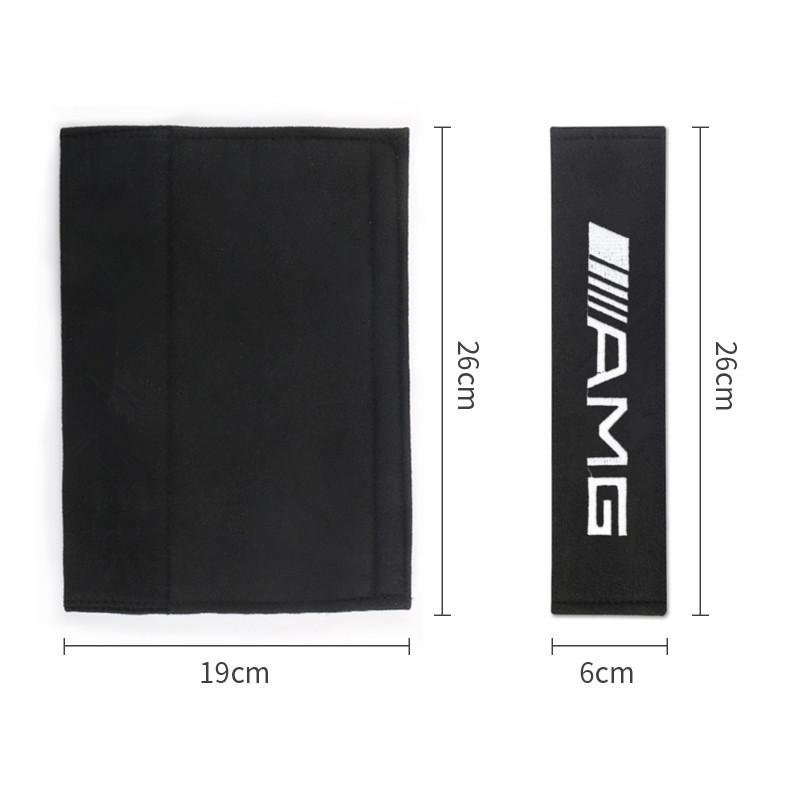 Car Seat Belt Protect Shoulder Pads Safety Handle Cover Headrest Neck Pillow for Mercedes benz W203 W204 W205 W210 W211 GLC CLA
