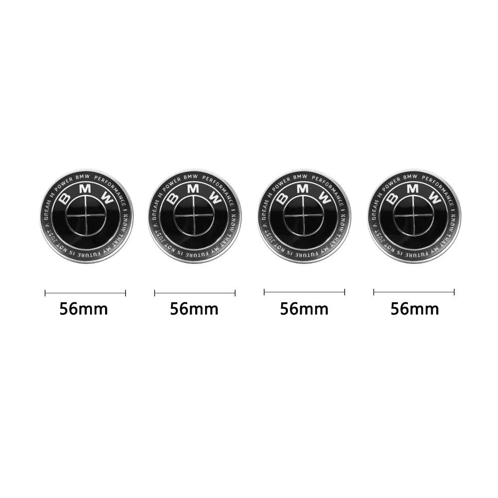 UZIS8 4Pcs 56MM/68MM Car Styling Wheel Center Cap Hub Covers For BMW G32 G30 G01 G02 G05 G06 G07 G26 G23 G22 F40 F20 Badge Accessories