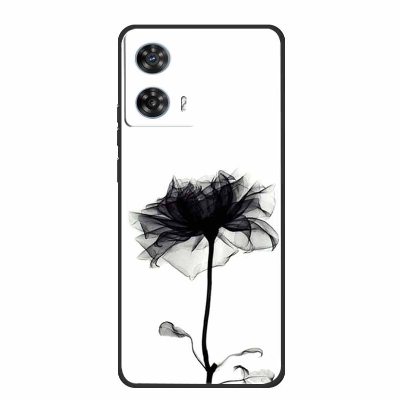 Phone Case For Moto Edge 50 Fusion Back Cover Case Shockproof Black Silicone Soft Funda For Motorola Edge 50 Fusion Case 6.7"