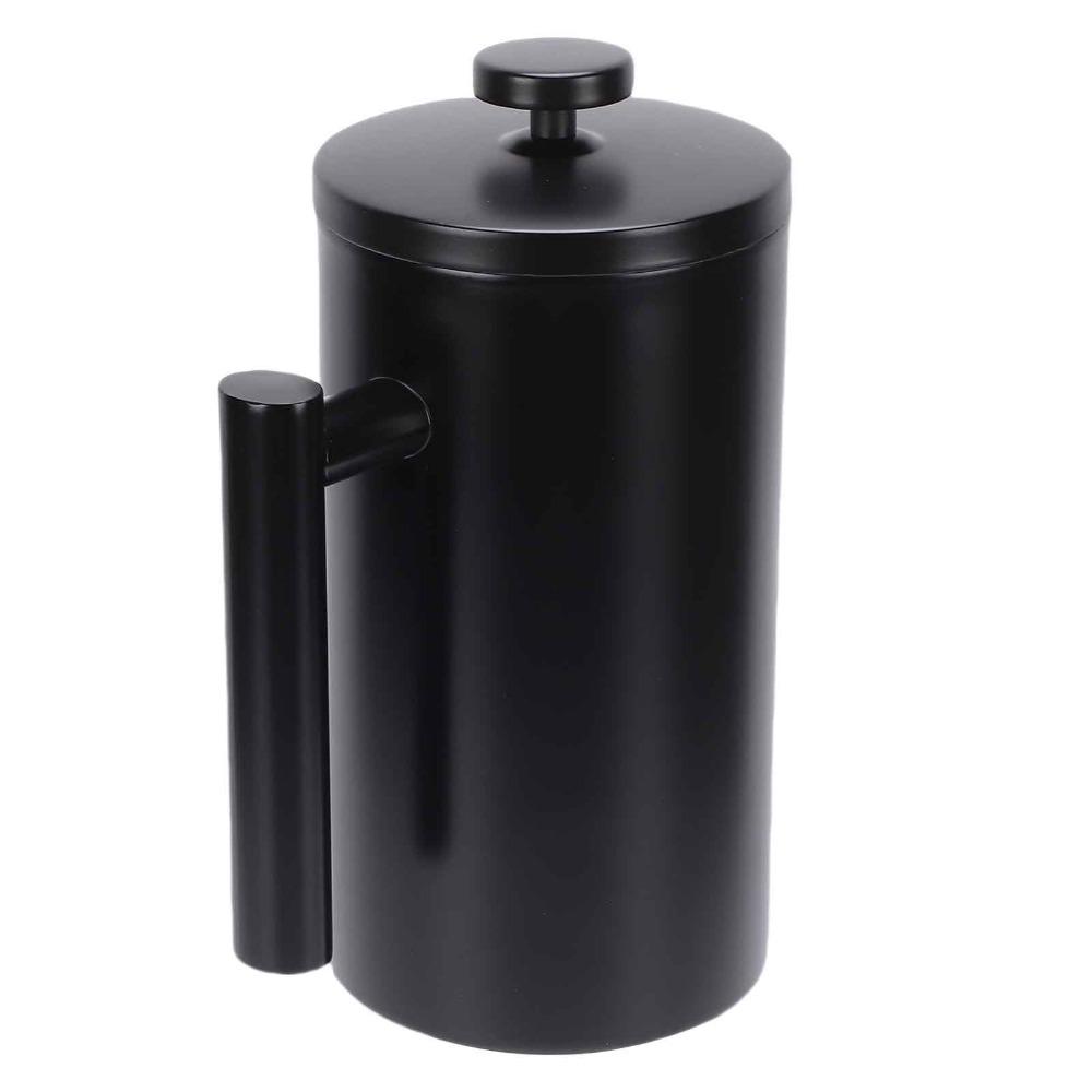 350ml Capacity Coffee Press Pot Double Wall Insulated Stainless Steel French Press For Camping