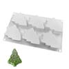 Bakeware Christmas Tree Cake Mold 3D Mousse Mold Soap Chocolate Mould  Christmas Decoration