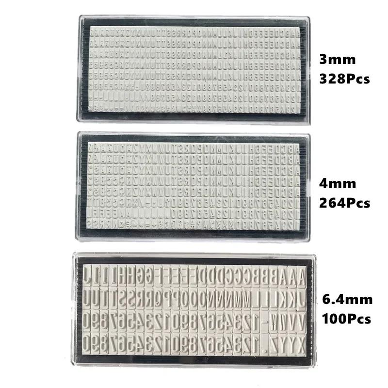1Pc 3mm 4mm 6 4mm Custom Stamp Letters Plate Personalized Name Address Rubber DIY Scrapbook Accessory for Digital Letter Stamp