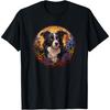 Flowers Border Collie Lover T-Shirt