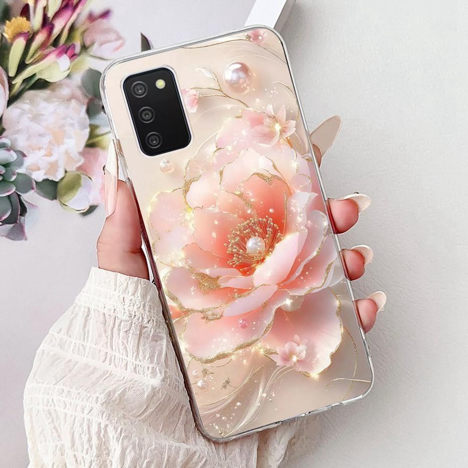 Cute Painting Phone Case For Samsung Galaxy A03s Soft Silicone TPU Back Covers For Samsung A03S SM-A037F A037G Cases Bumpers
