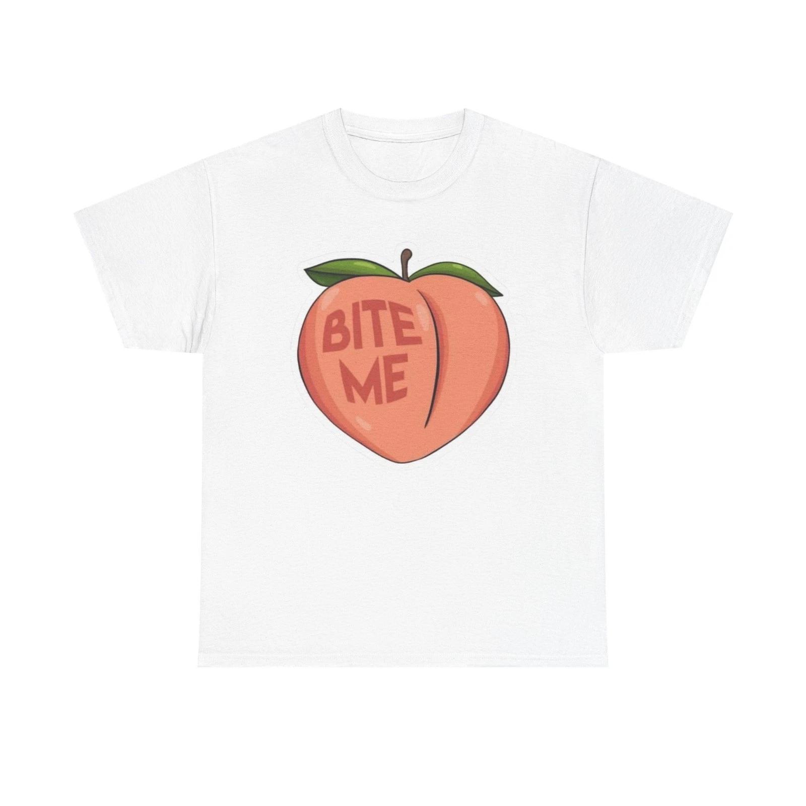Bite Me Funny Graphic T-Shirt Unisex Heavy Cotton Tee Gift 3XL