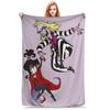 B-Beetlejuice Horror Movie Blanket Super Soft Warm Betelgeuse Throw Blankets for Bed 50x60 Inch Multi-size Bedding Throws