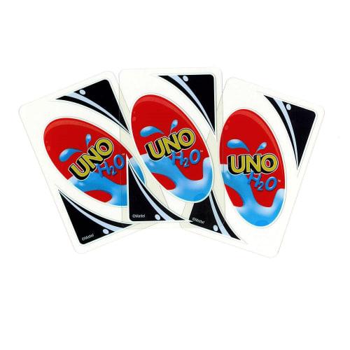 Mattel Games UNO H2O Waterproof Card Game for Outdoor Use, 2-10 Players, Ages 7 and Up (HMM00)