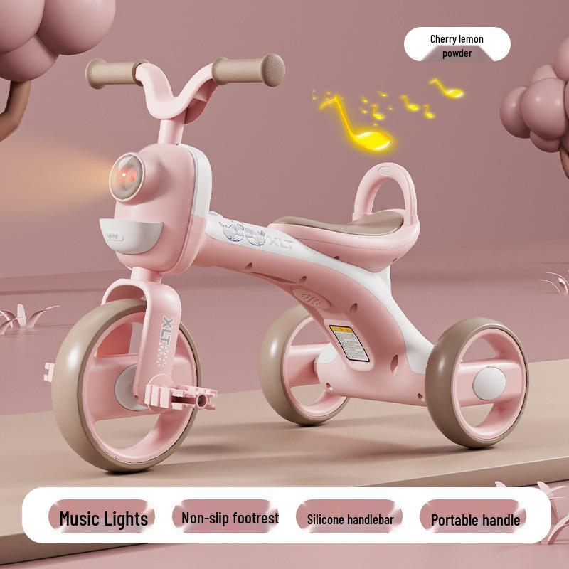 Kid's Music-Enabled Tricycle and Glider Stroller
