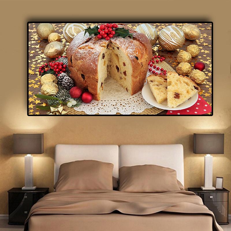 Essen Brot Leinwand Kunst Skandinavische Malerei Poster und Drucke Wand Bilder Esszimmer Nordic Küche Wohnkultur Kein Rahmen Kein Rahmen