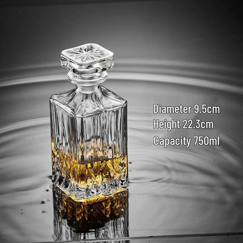 Luxury Crystal Whisky Decanter Set