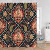 Bohemian Vintage Shower Curtains Mandala Boho Pattern Retro Bathroom Decorations Polyester Bath Curtain With Hooks