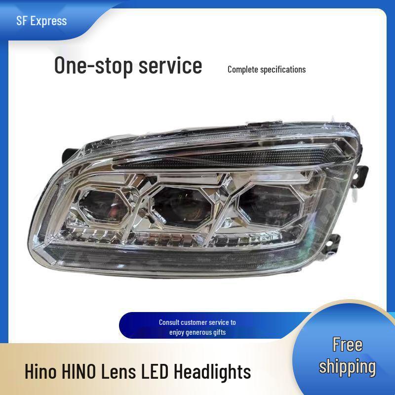 Ultra-Bright LED Flowing Turn Signal Headlight for HINO 500/700 Left