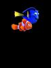 Finding Nemo Nemo and Dory Oversized T-Shirt