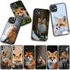 Cover for Apple iPhone 17 16 11 Pro XS Max XR 6 7 8 Plus 16E SE 2020 Air 5 SE2 Phone Case Wild Pets Fox Wallpaper