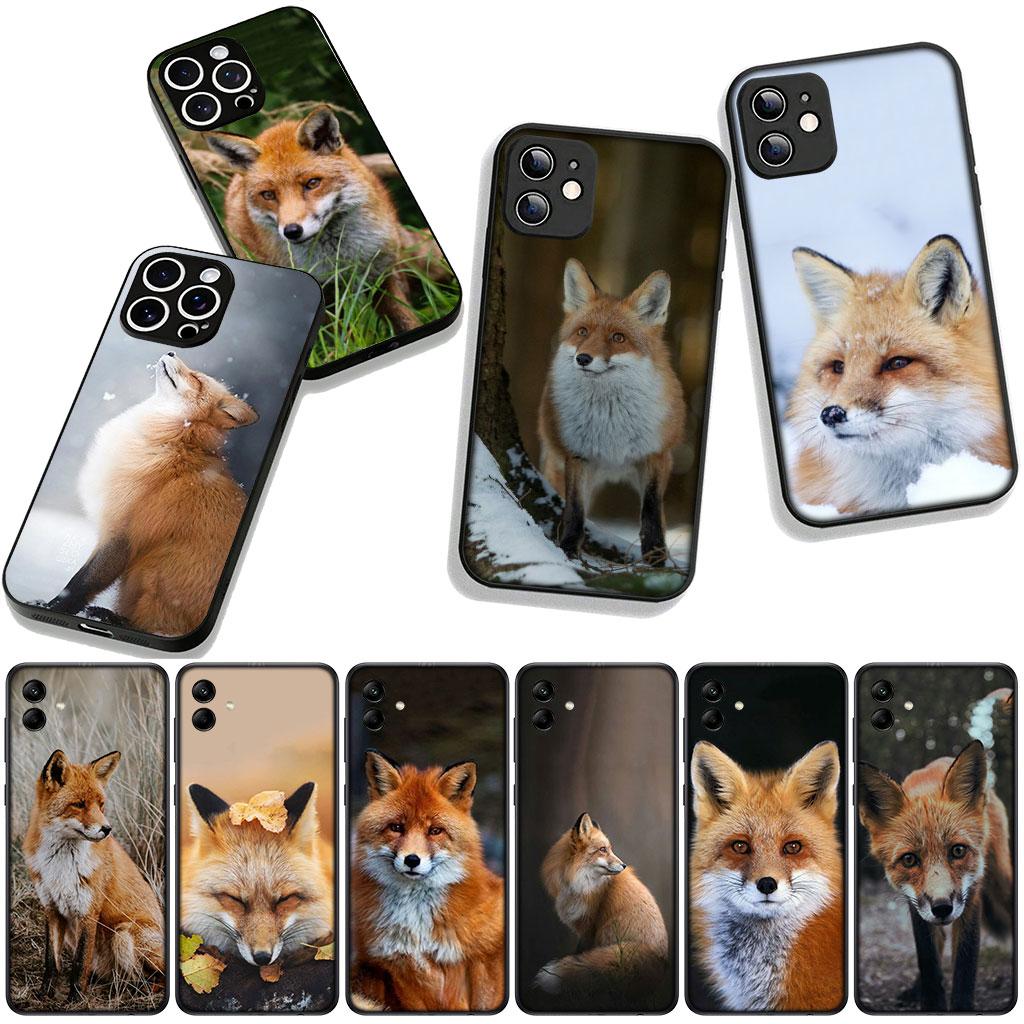Cover for Apple iPhone 17 16 11 Pro XS Max XR 6 7 8 Plus 16E SE 2020 Air 5 SE2 Phone Case Wild Pets Fox Wallpaper