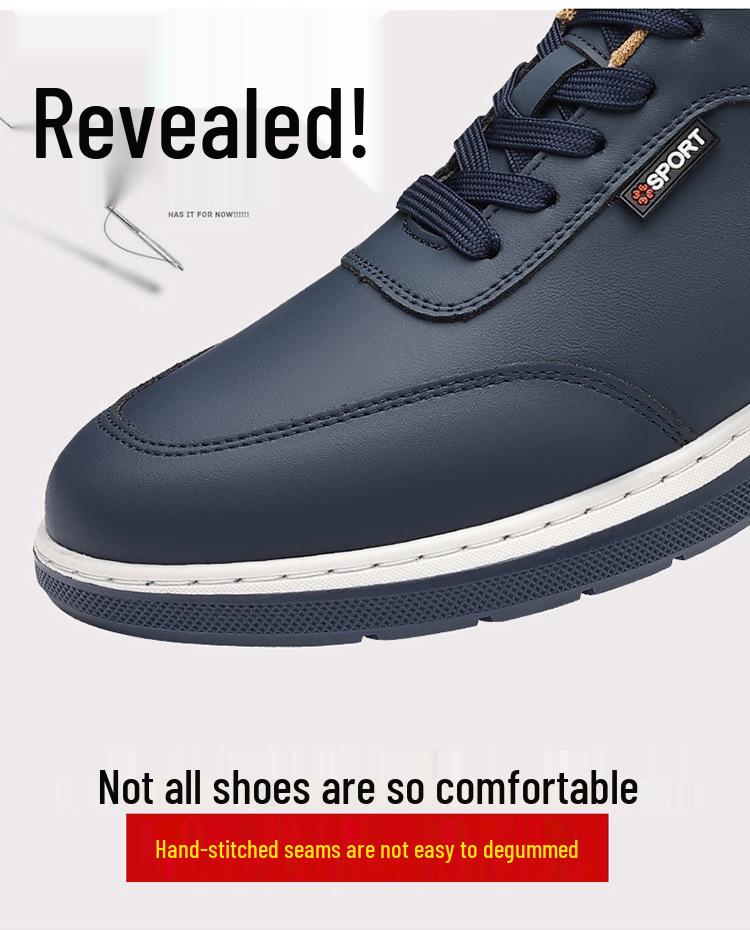 Męskie 2025 Jesień/Zima Oddychające Sportowe Casualowe Sneakersy dla Mężczyzn w Średnim i Starszym Wieku