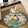 Colorful Peacock Office Carpet Chair Mats, Home Decor, Sofa Rug, Office Carpet Gift for All Rooms1118161a