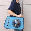 Pet Carrier Oxford Cloth Transparent Messenger Bag Outdoor Travel Foldable Kitten Cage Cats Backpack Small Pet Carrying Handbag