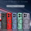 KEYSION Hollow Heat Dissipation Case for Motorola Edge 50 Pro 5G Silicone+PC Magnetic Cooling Shockproof Phone Cover for Edge 50 Pro