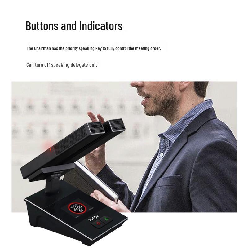 Runpu RP-9800SC Digital Desktop Conference Microphone System (CN version)